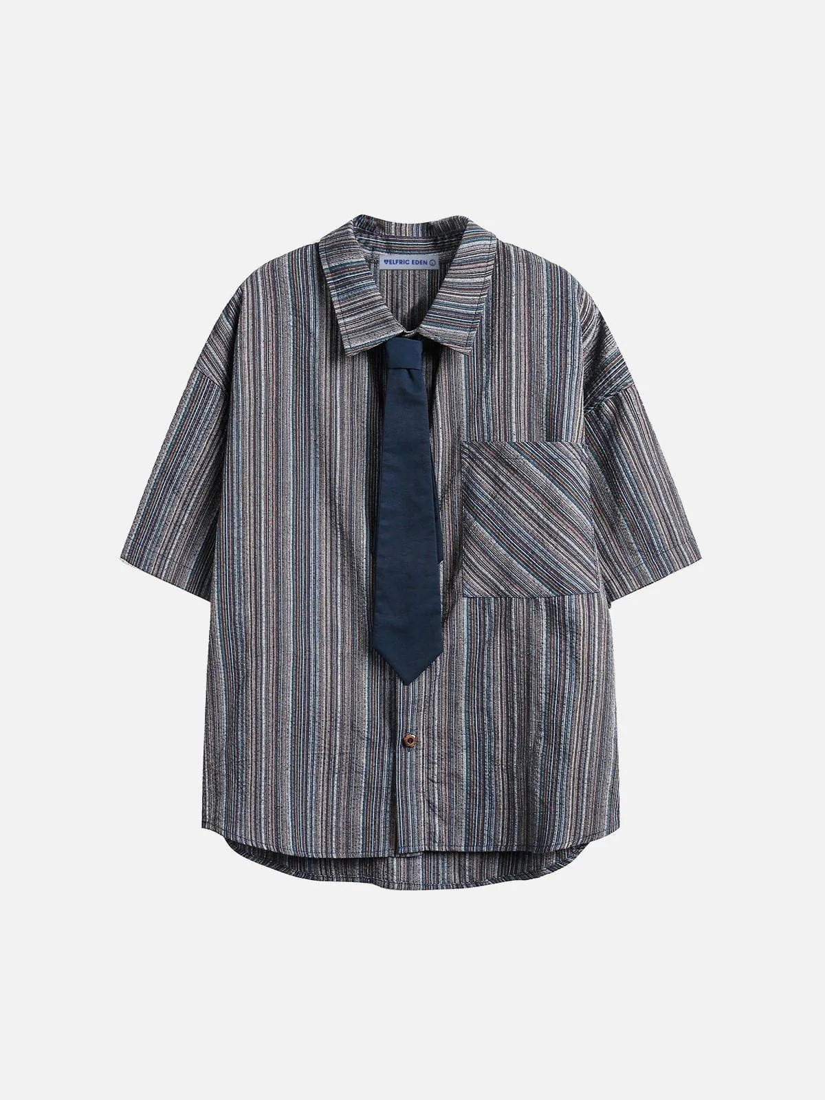 Aelfric Eden Stripe Necktie Shirt sold by Aelfric Eden