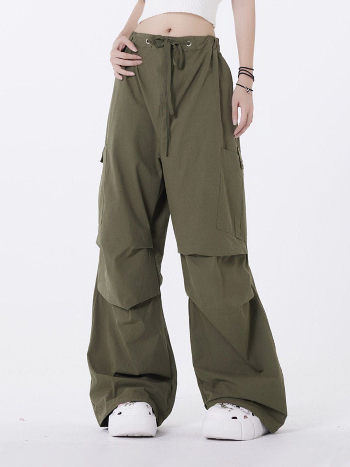Aelfric Eden Solid Wrinkle Baggy Pants sold by Aelfric Eden