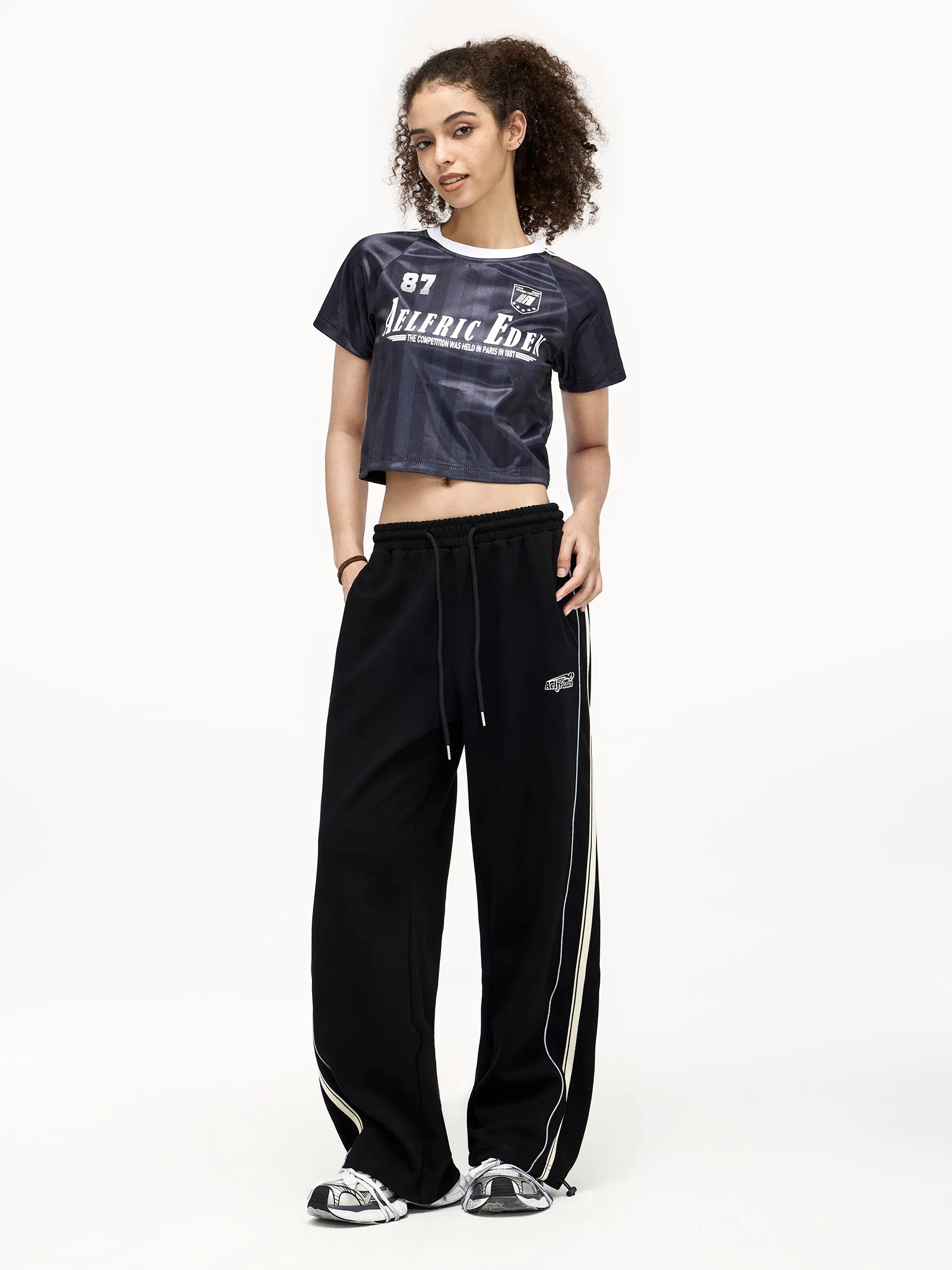 Aelfric Eden Color Blocking Stripe Sweatpants sold by Aelfric Eden product image thumbnail 2
