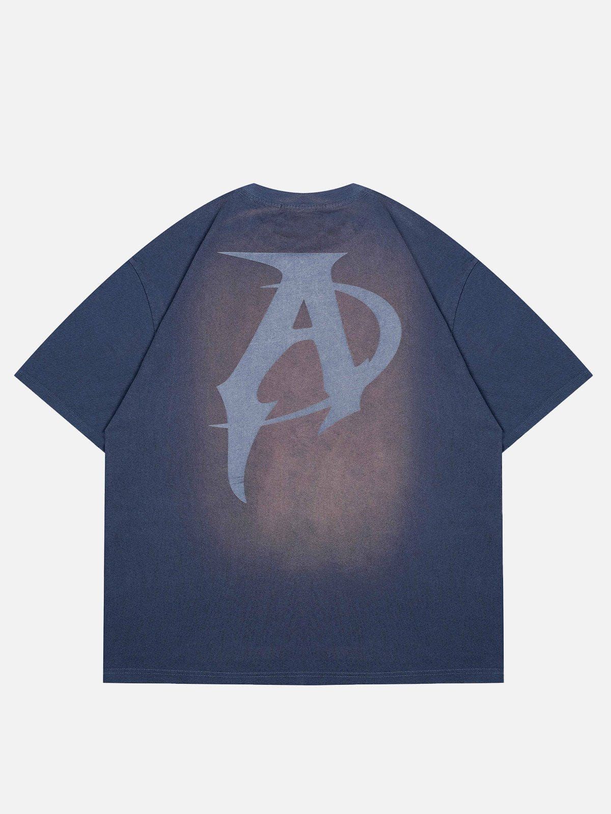 Aelfric Eden Letter A Washed Tee sold by Aelfric Eden product image thumbnail 5