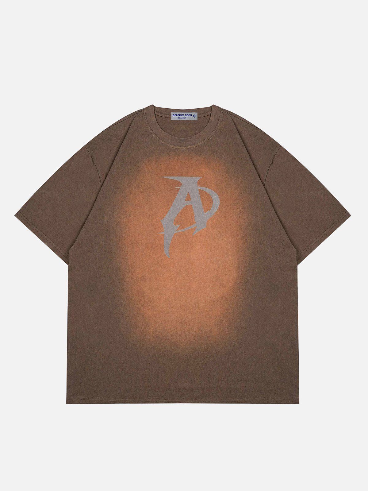 Aelfric Eden Letter A Washed Tee sold by Aelfric Eden product image thumbnail 2
