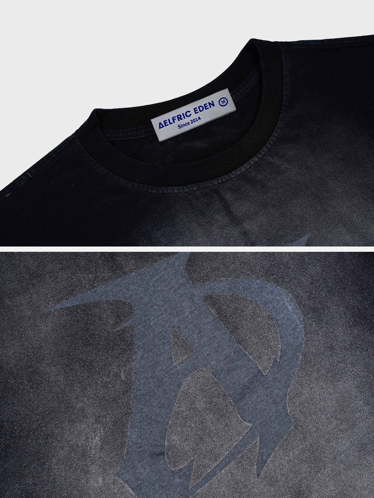 Aelfric Eden Letter A Washed Tee sold by Aelfric Eden product image thumbnail 6
