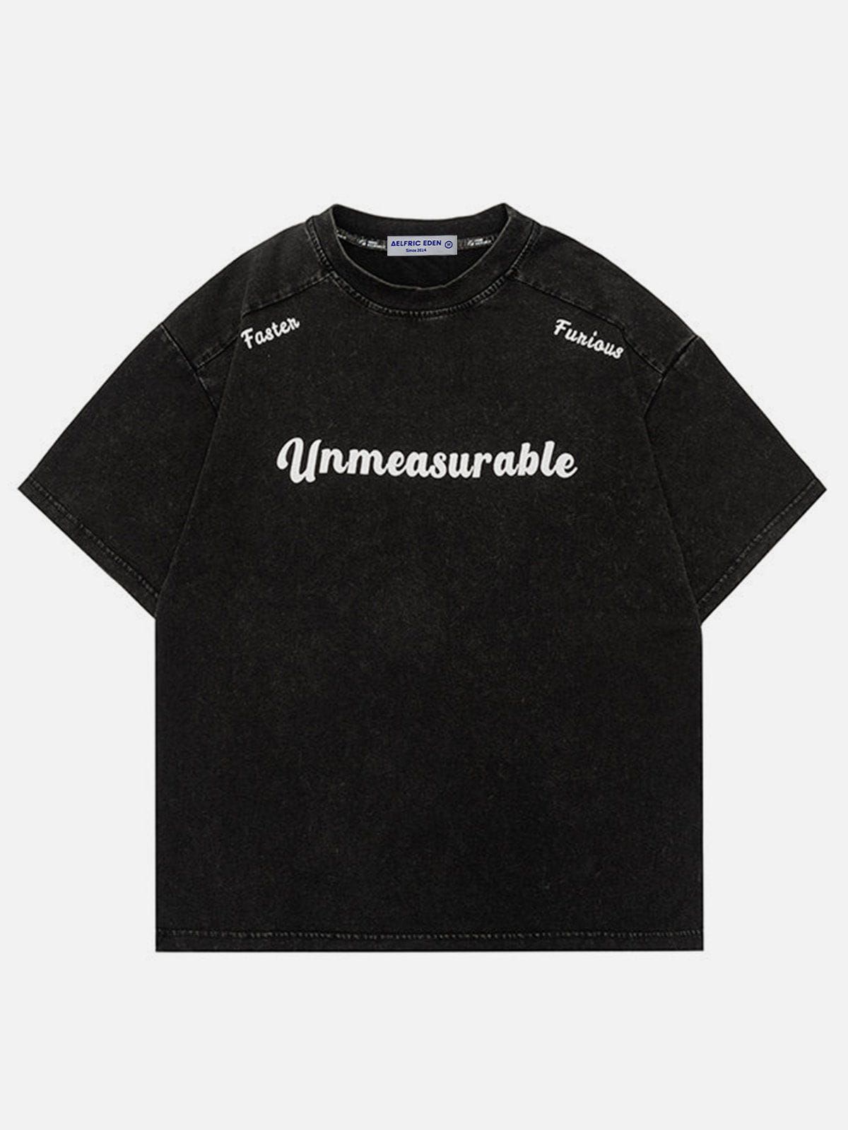 Aelfric Eden Washed Letters Print Tee sold by Aelfric Eden product image thumbnail 2