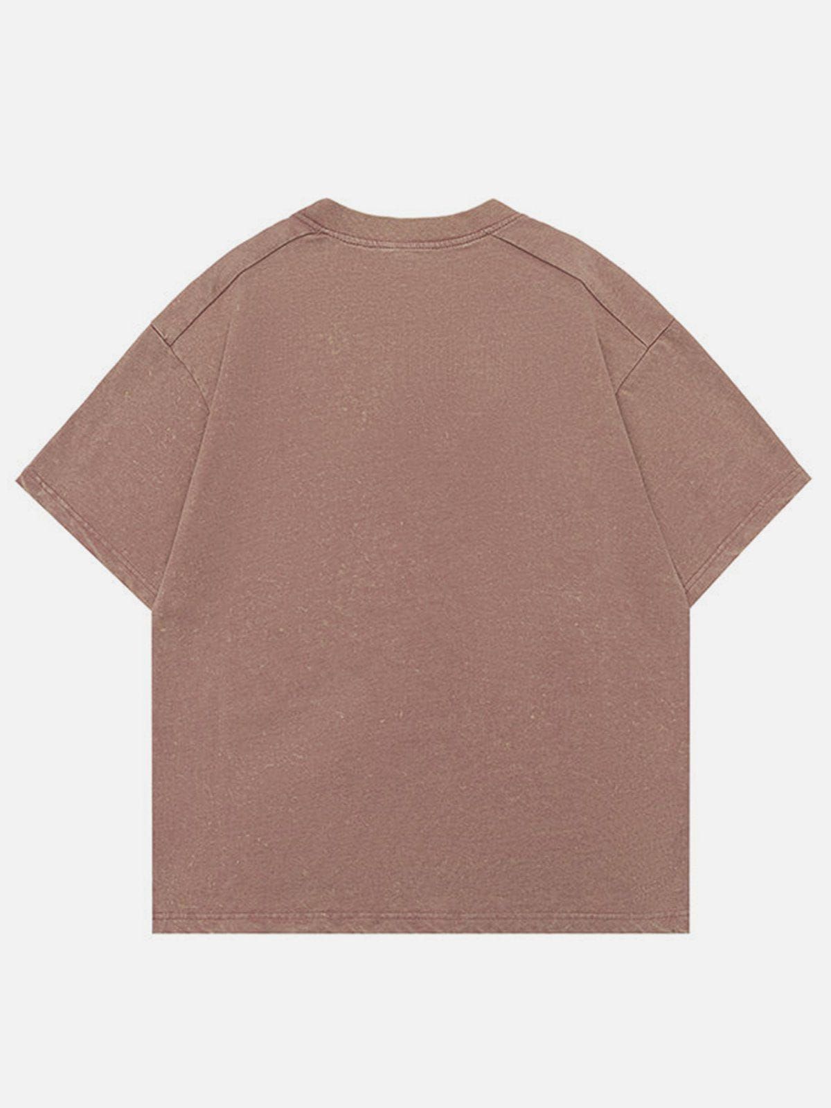 Aelfric Eden Washed Letters Print Tee sold by Aelfric Eden product image thumbnail 5