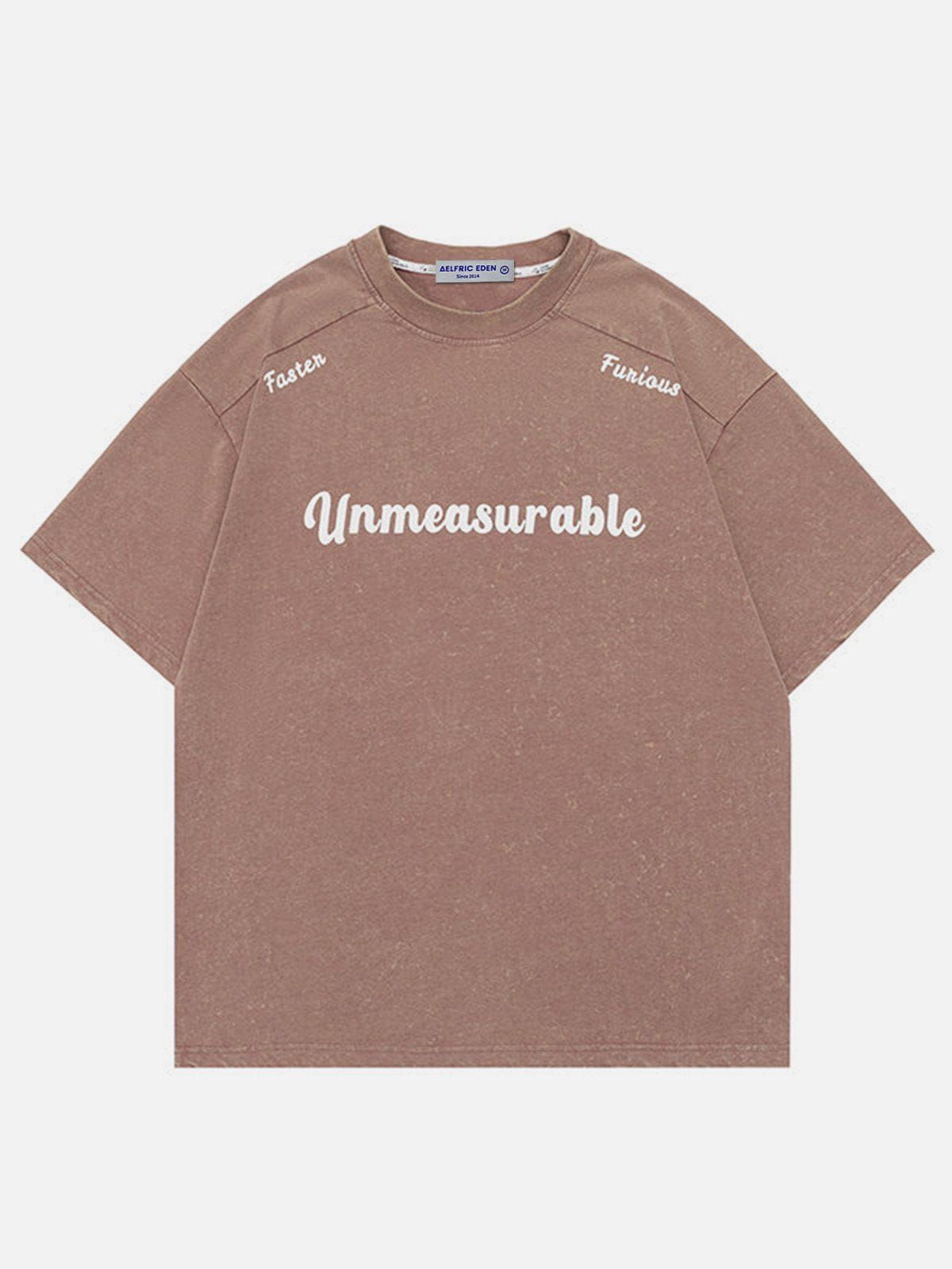 Aelfric Eden Washed Letters Print Tee sold by Aelfric Eden product image thumbnail 4