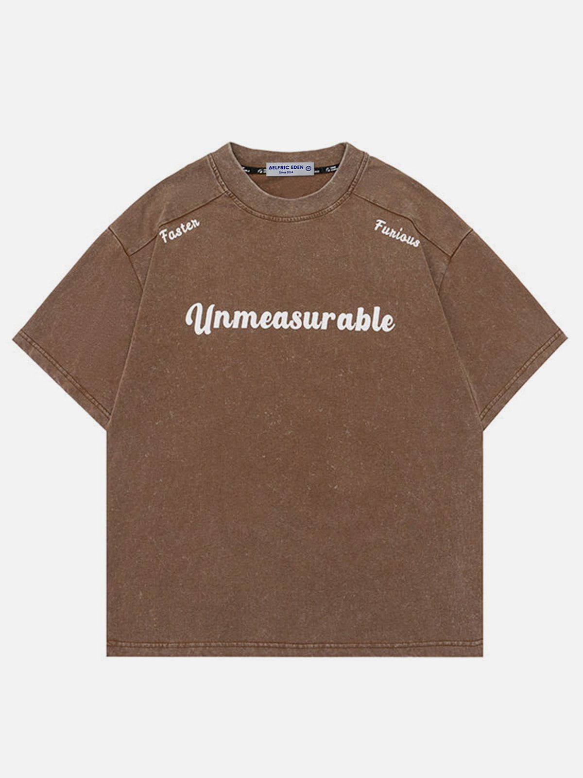 Aelfric Eden Washed Letters Print Tee sold by Aelfric Eden