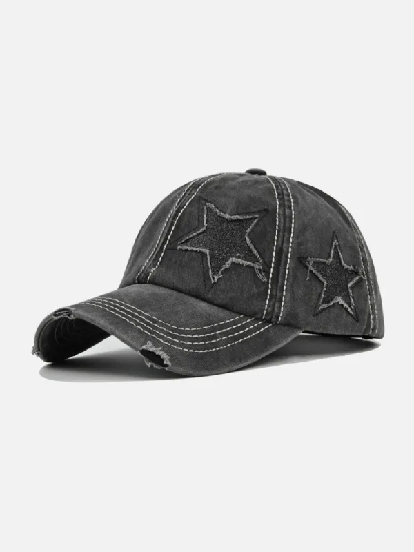 Distressed Star Washed Cap sold by Aelfric Eden