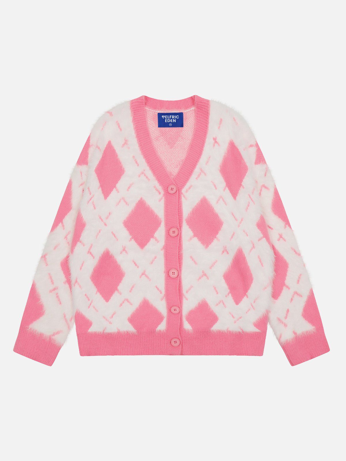 Aelfric Eden Rhomboid Plaid Cardigan sold by Aelfric Eden