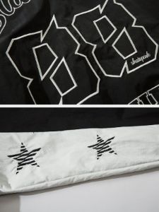 Aelfric Eden Star Letter Embroidery Jacket sold by Aelfric Eden