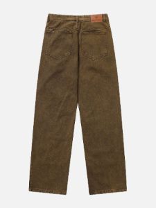 Aelfric Eden Patchwork Distressed Straight-Leg Jeans sold by Aelfric Eden