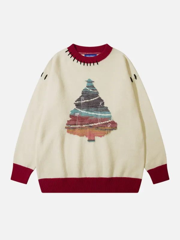 Aelfric Eden Rainbow Tree Contrast Sweater sold by Aelfric Eden