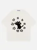 Aelfric Eden Star Cat Print Tee sold by Aelfric Eden