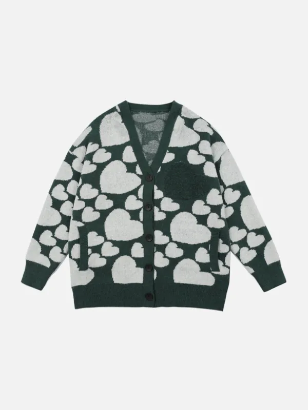 Aelfric Eden Heart Jacquard Cardigan sold by Aelfric Eden