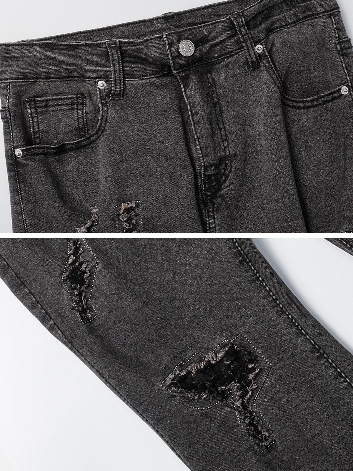 Aelfric Eden Fringe Baggy Jeans sold by Aelfric Eden product image thumbnail 5