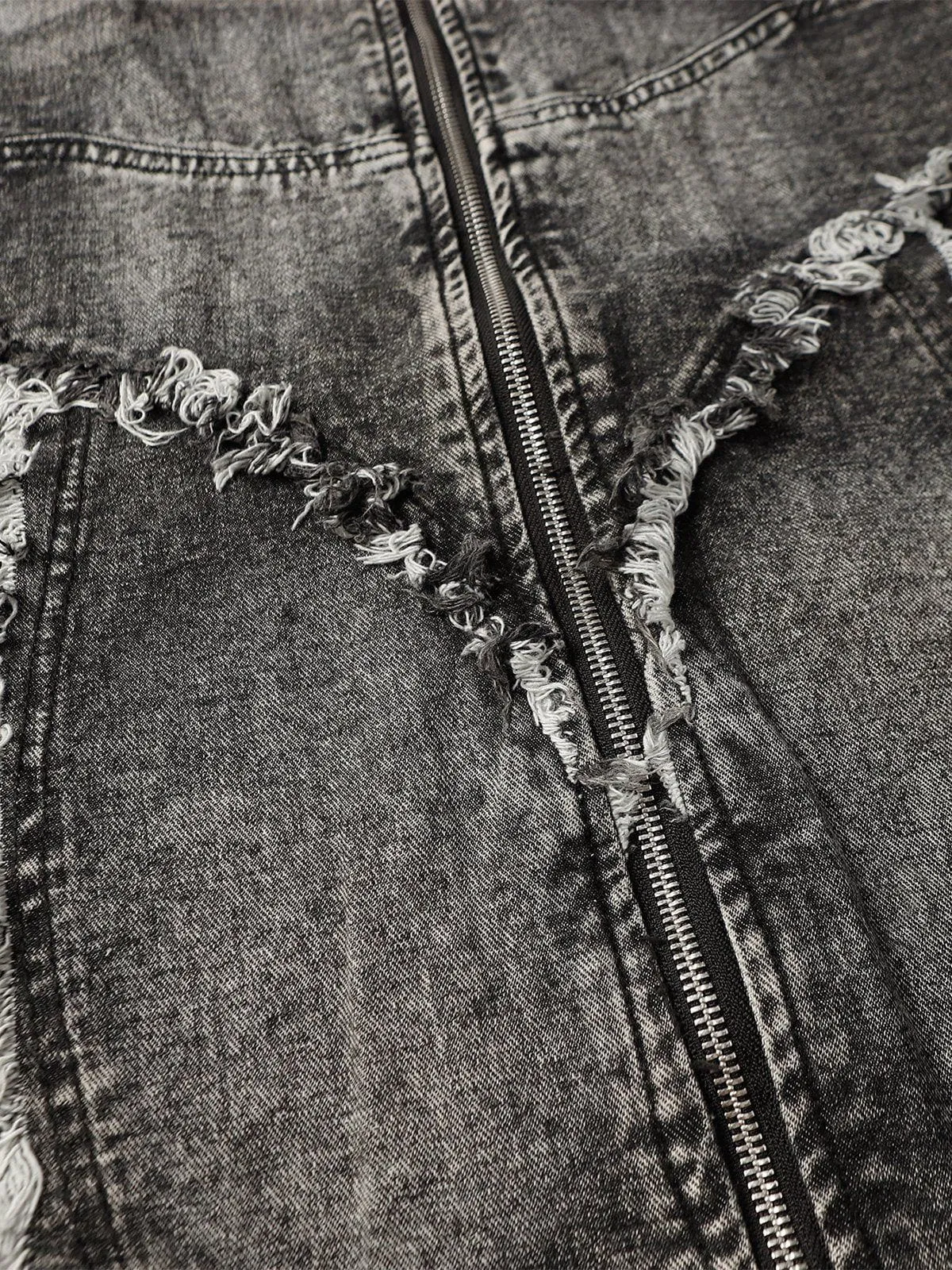 Aelfric Eden Fringe Washed Denim Tee sold by Aelfric Eden product image thumbnail 3