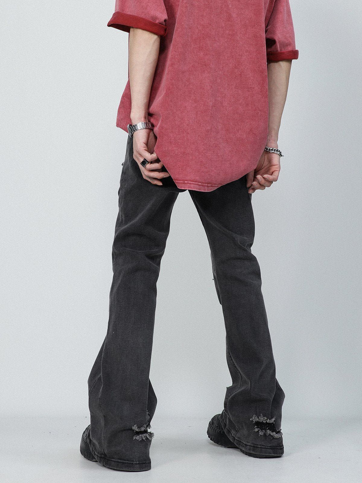 Aelfric Eden Fringe Baggy Jeans sold by Aelfric Eden product image thumbnail 3