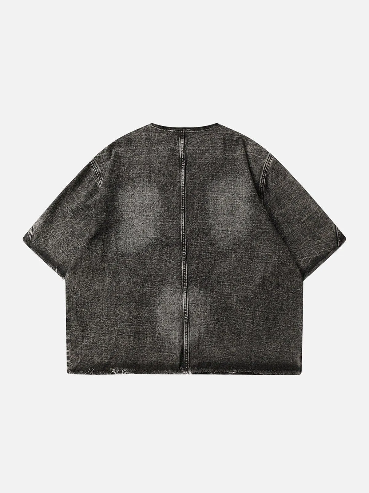 Aelfric Eden Fringe Washed Denim Tee sold by Aelfric Eden product image thumbnail 2