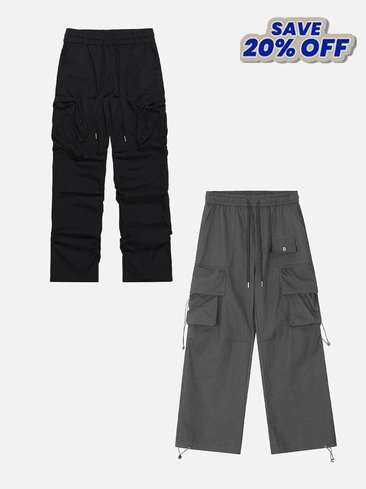 Aelfric Eden Large Pocket Wrinkle Cargo Pants sold by Aelfric Eden product image thumbnail 5
