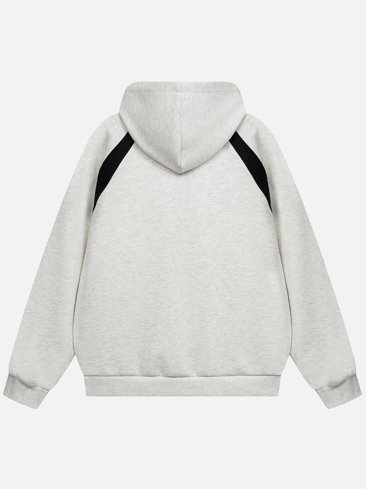 Aelfric Eden Basic Color Blocking Zip Up Hoodie sold by Aelfric Eden product image thumbnail 4