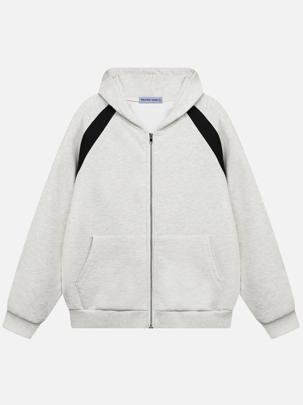 Aelfric Eden Basic Color Blocking Zip Up Hoodie sold by Aelfric Eden