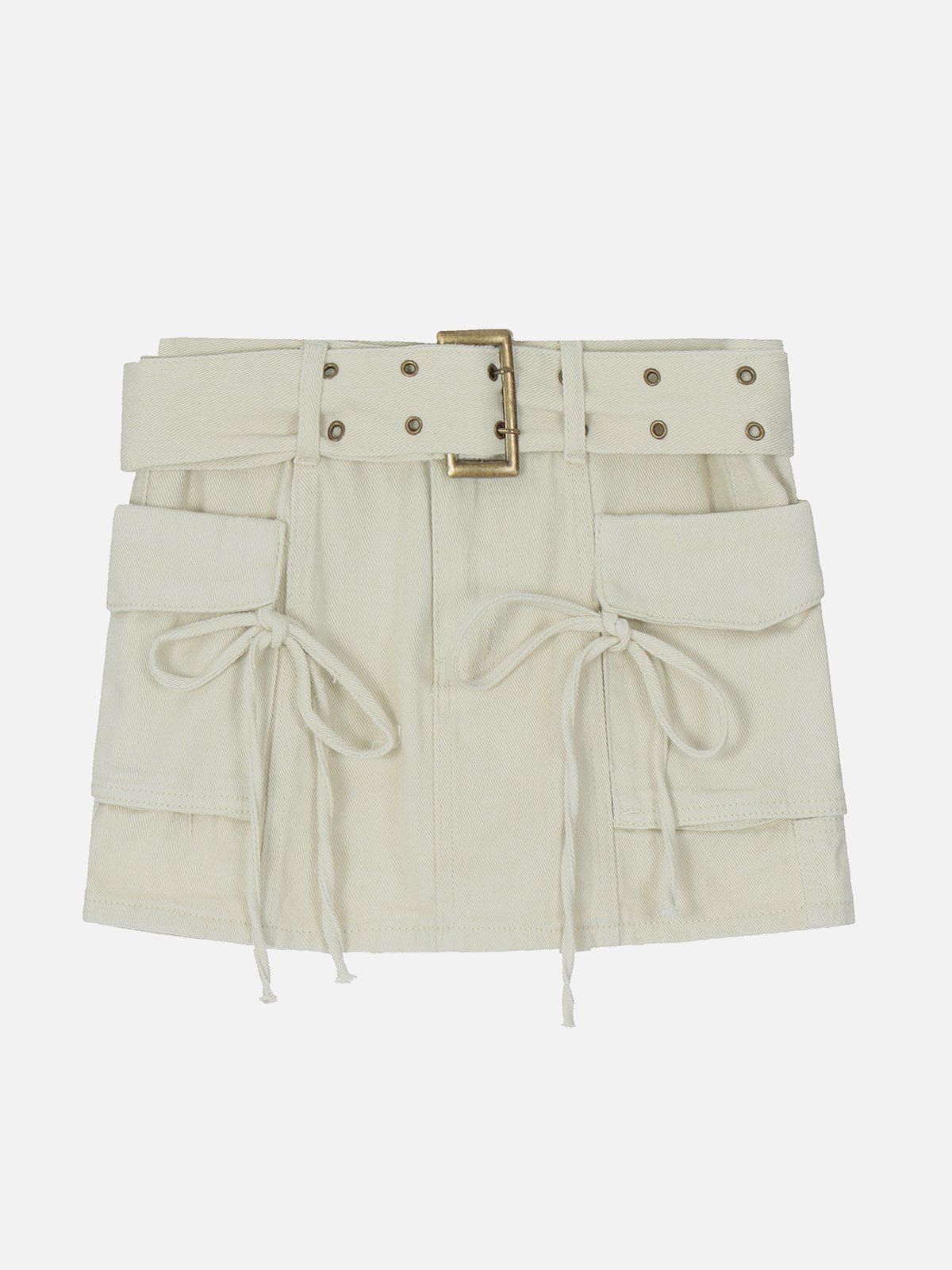 Large Pockets Lace Up Skirt sold by Aelfric Eden product image thumbnail 2