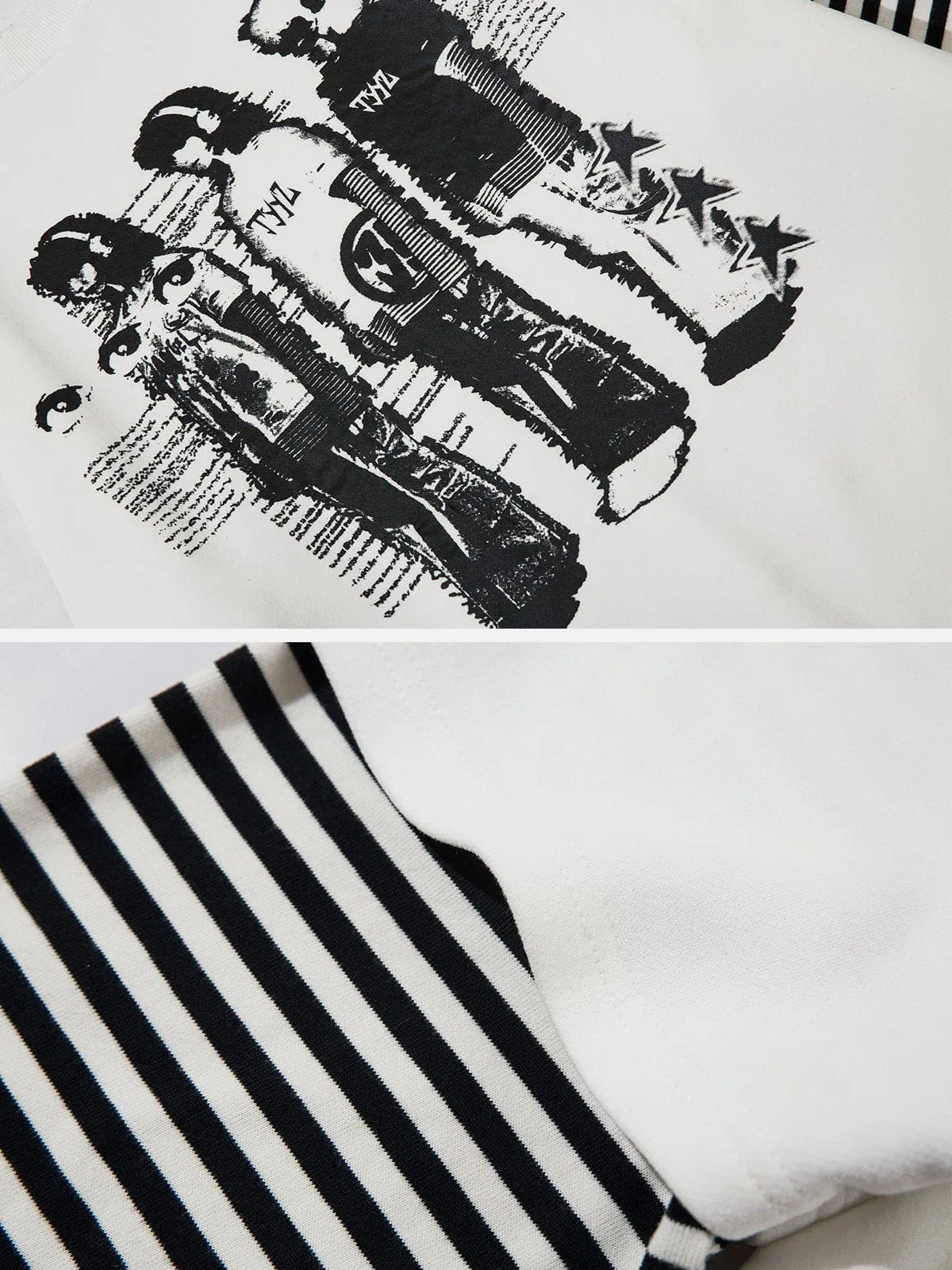 Aelfric Eden Graffiti Patchwork Sweatshirt sold by Aelfric Eden product image thumbnail 4