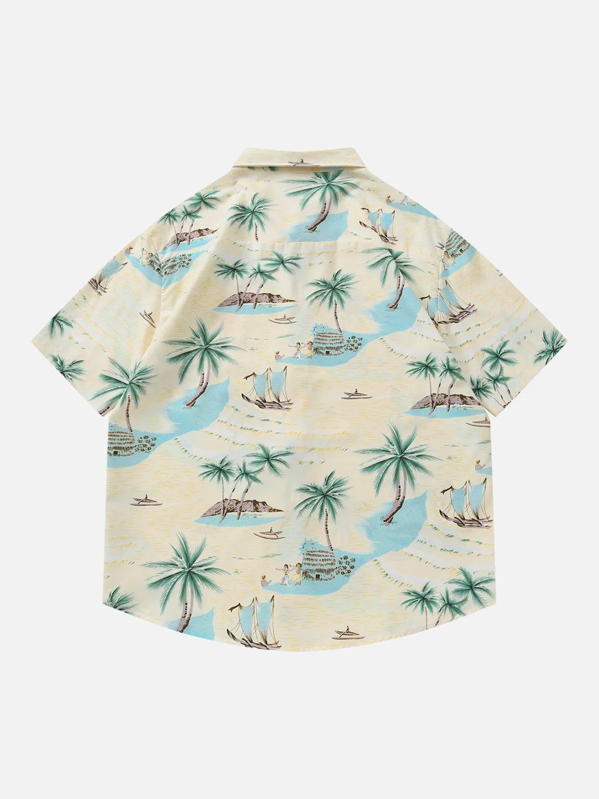 Aelfric Eden Beach Print Short Sleeve Shirt sold by Aelfric Eden product image thumbnail 2