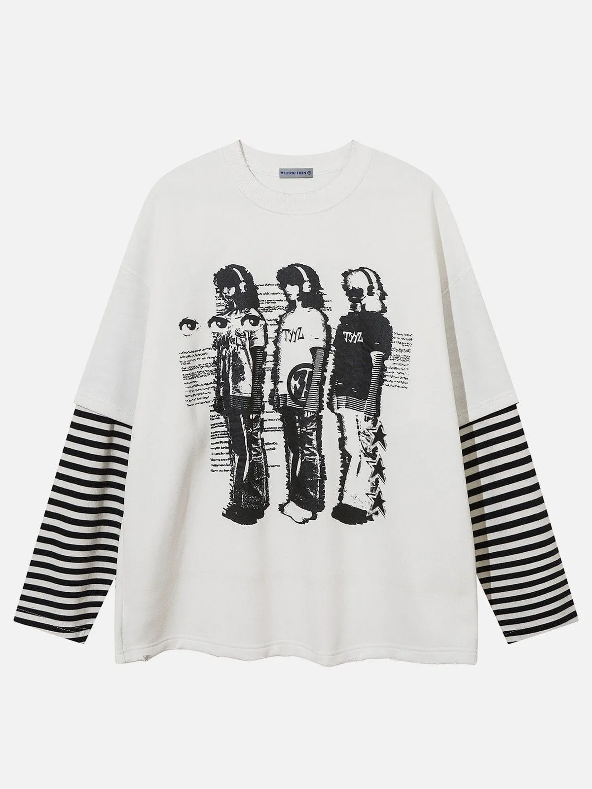 Aelfric Eden Graffiti Patchwork Sweatshirt sold by Aelfric Eden product image thumbnail 2