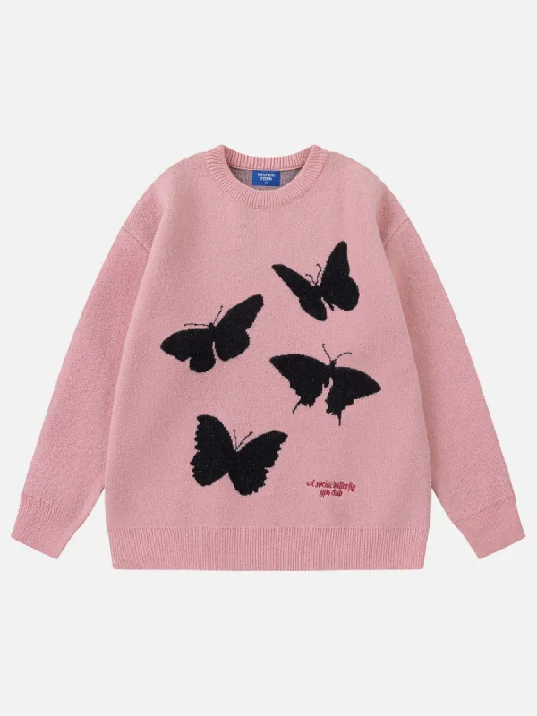 Aelfric Eden Butterfly Jacquard Sweater sold by Aelfric Eden