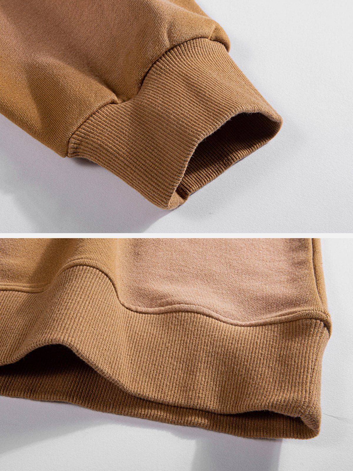 Aelfric Eden Vintage Washed Letter Embroidered Sweatshirt sold by Aelfric Eden product image thumbnail 7