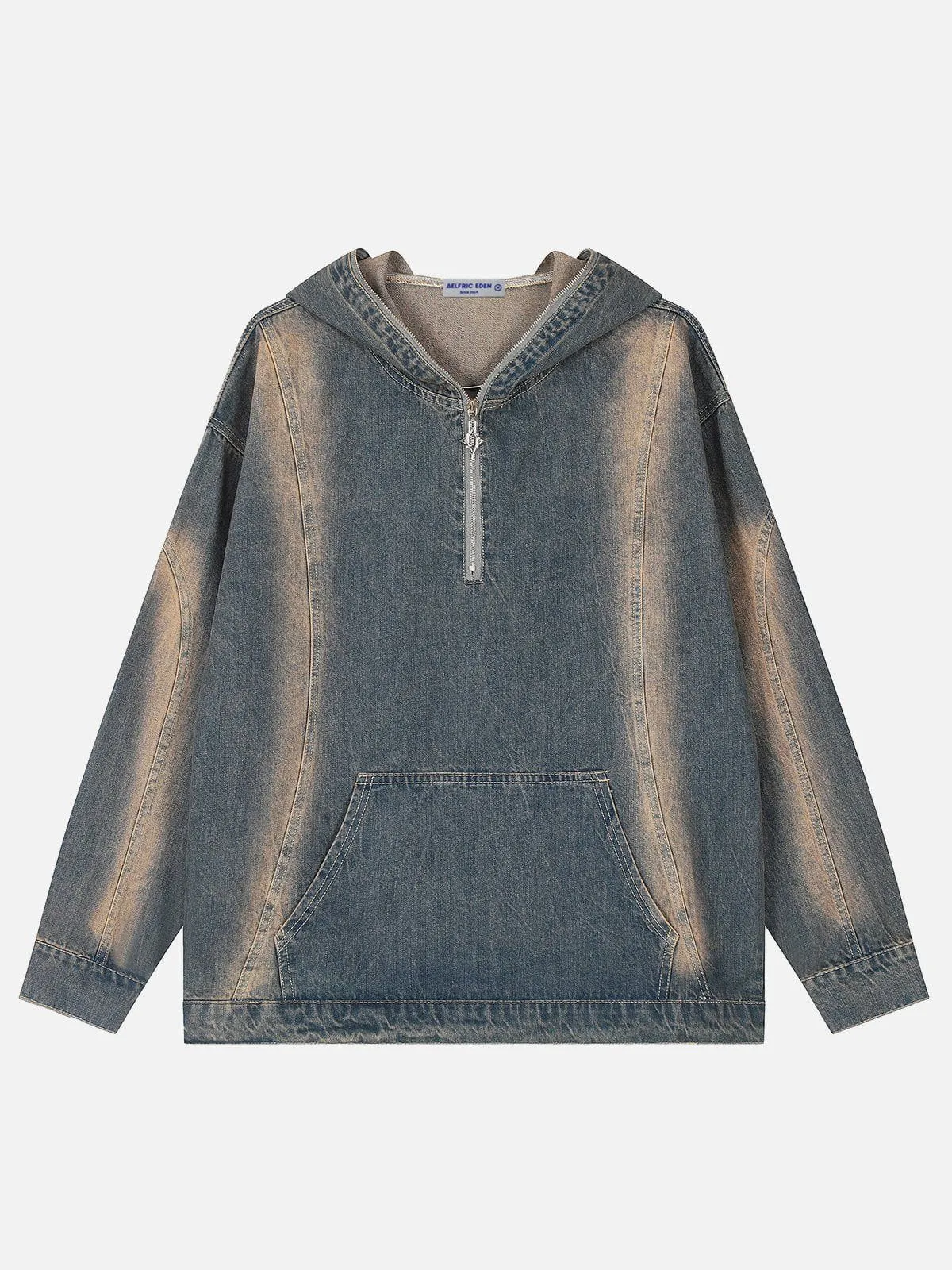 Aelfric Eden Washed Vintage Denim Hoodie sold by Aelfric Eden product image thumbnail 2
