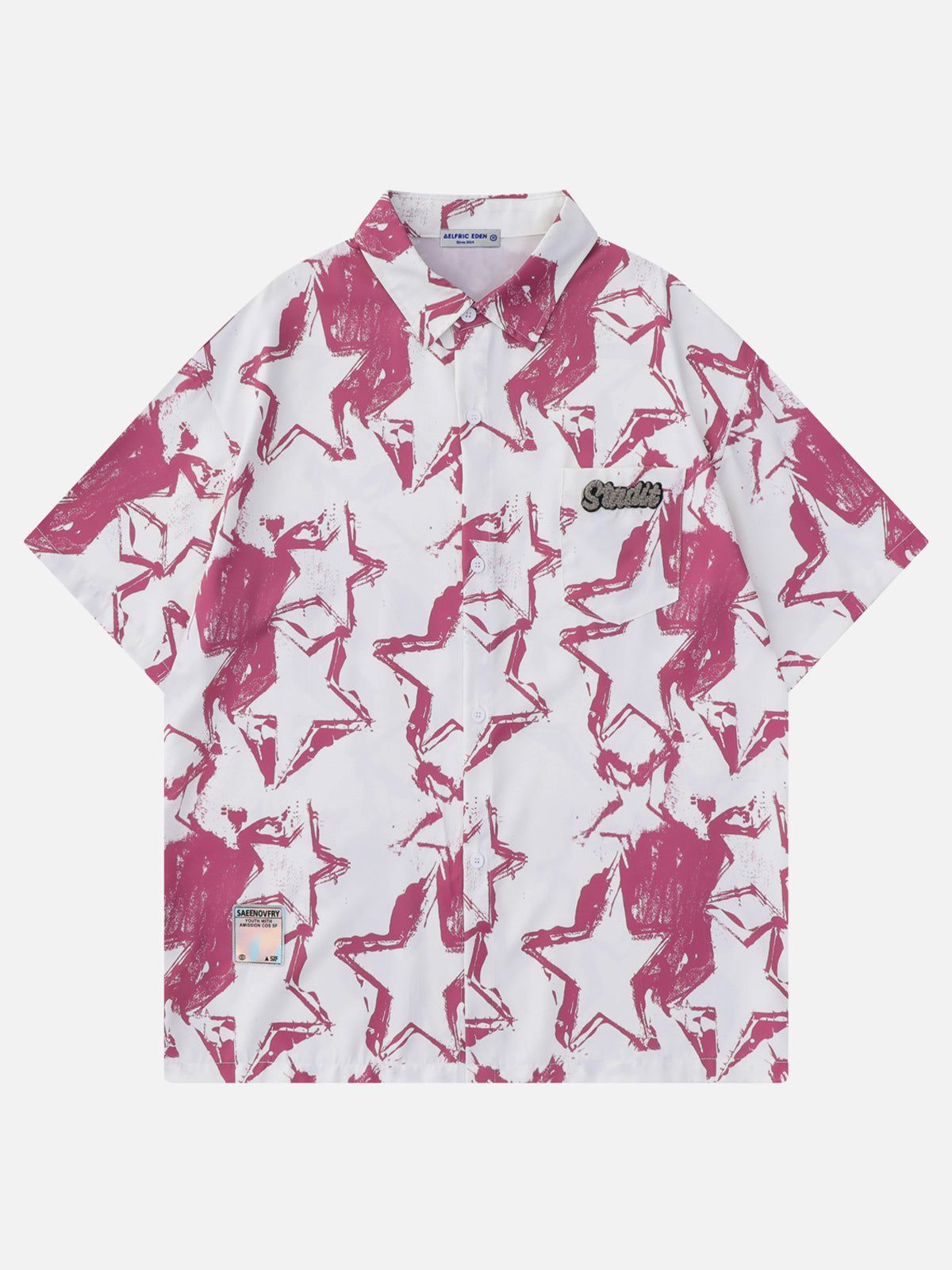 Aelfric Eden Star All-Over Print Short Sleeve Shirts sold by Aelfric Eden