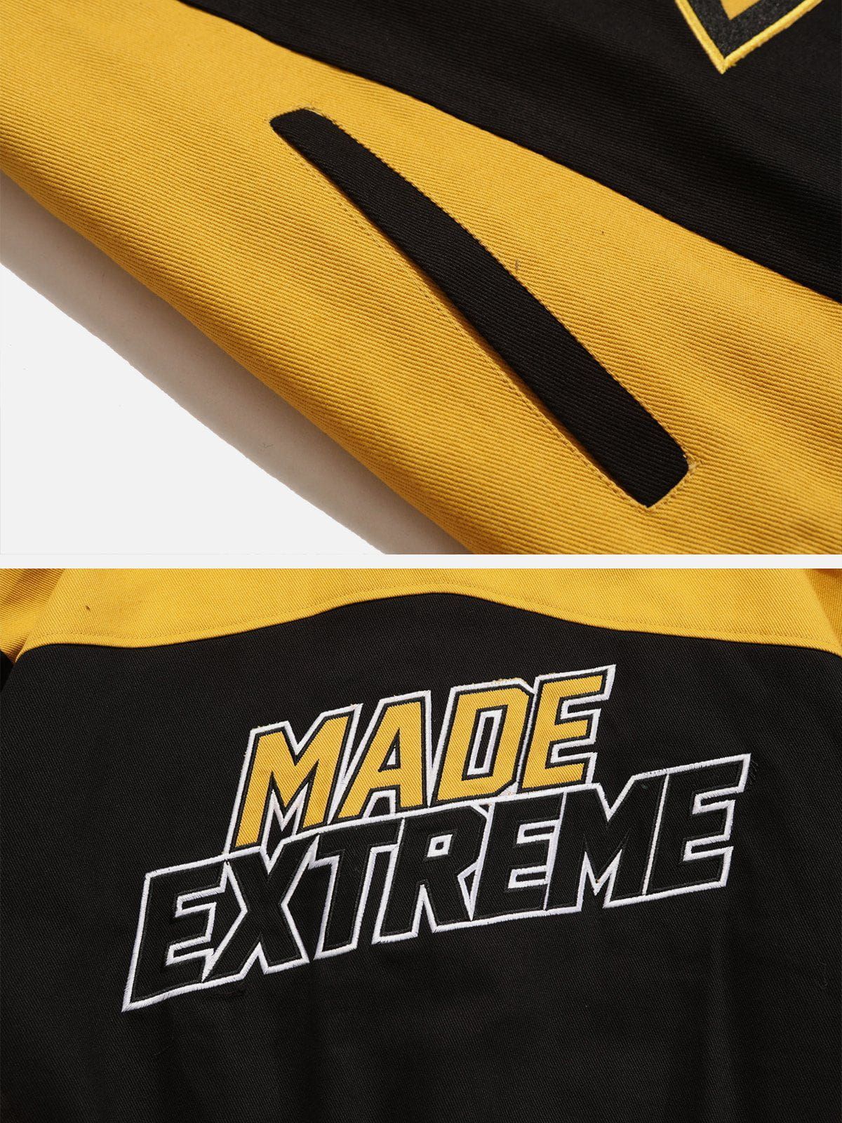 Aelfric Eden Letter Embroidery Contrast Jacket sold by Aelfric Eden product image thumbnail 11