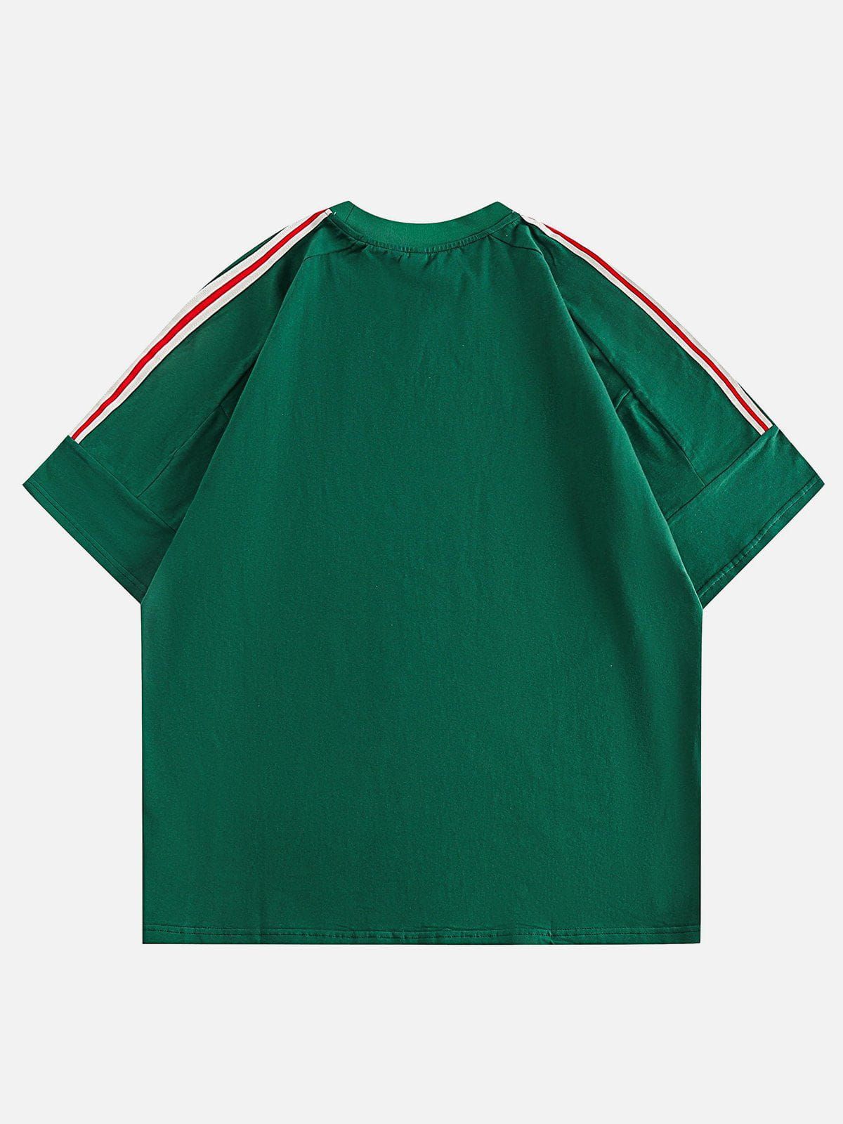 Aelfric Eden Color Blocking Striped Tee sold by Aelfric Eden product image thumbnail 3