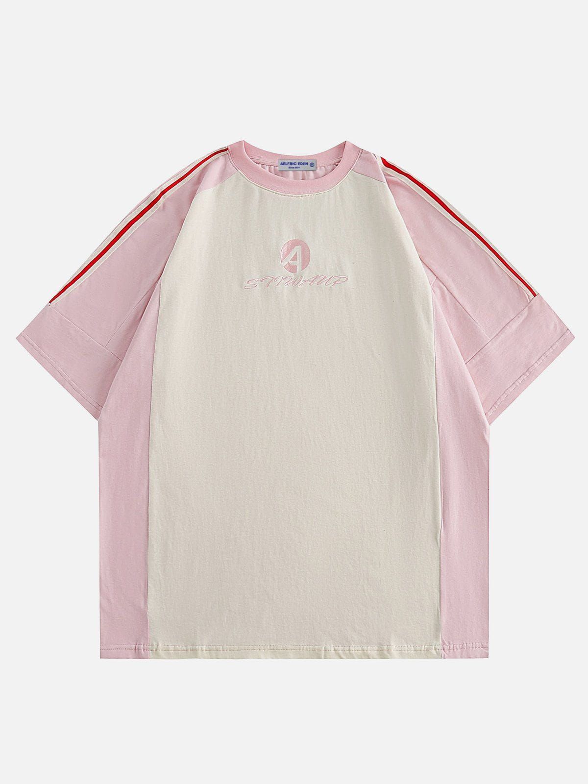 Aelfric Eden Color Blocking Striped Tee sold by Aelfric Eden product image thumbnail 2