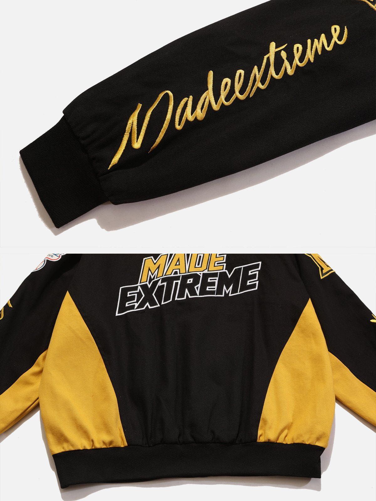 Aelfric Eden Letter Embroidery Contrast Jacket sold by Aelfric Eden product image thumbnail 10