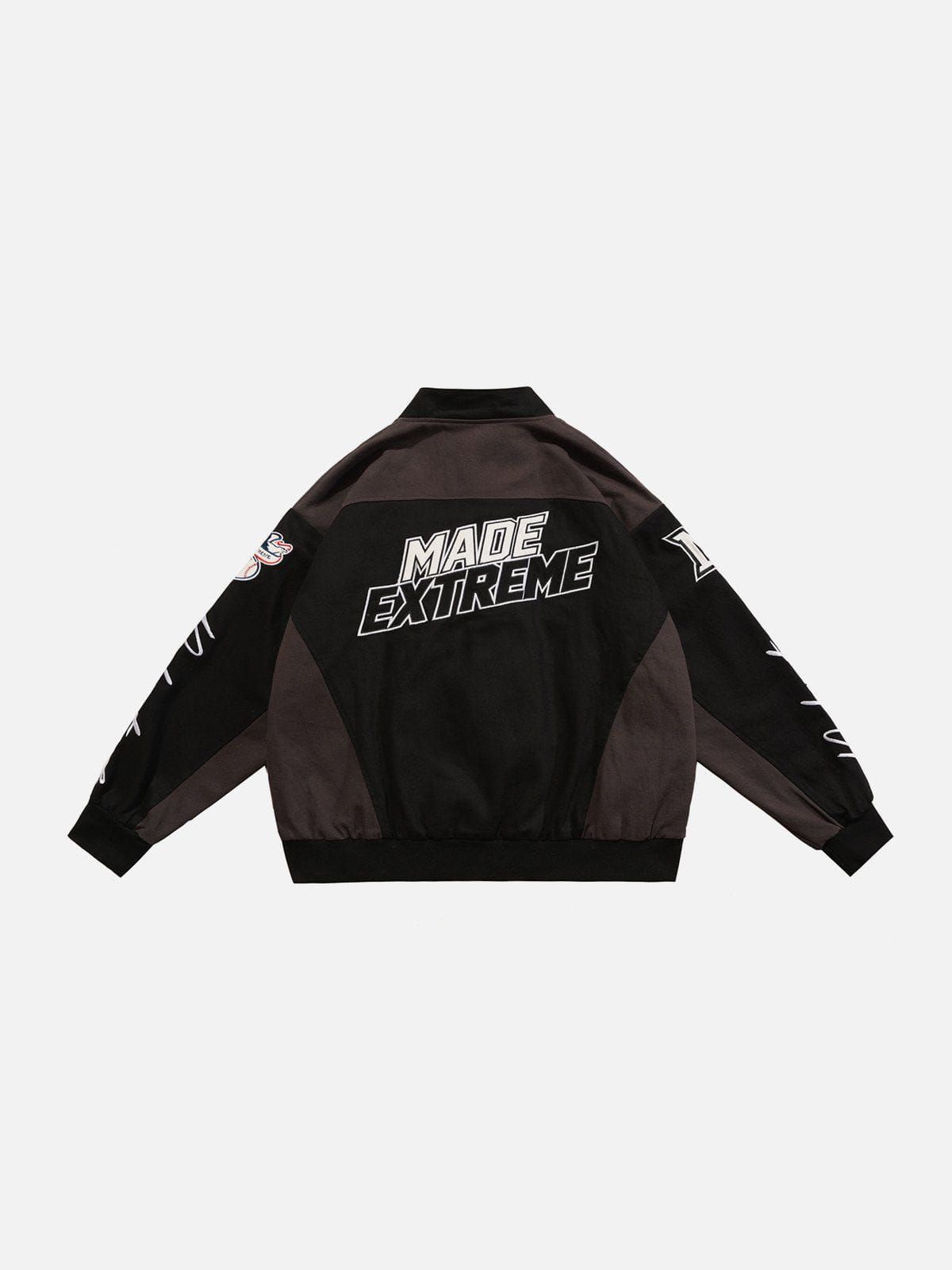 Aelfric Eden Letter Embroidery Contrast Jacket sold by Aelfric Eden product image thumbnail 8