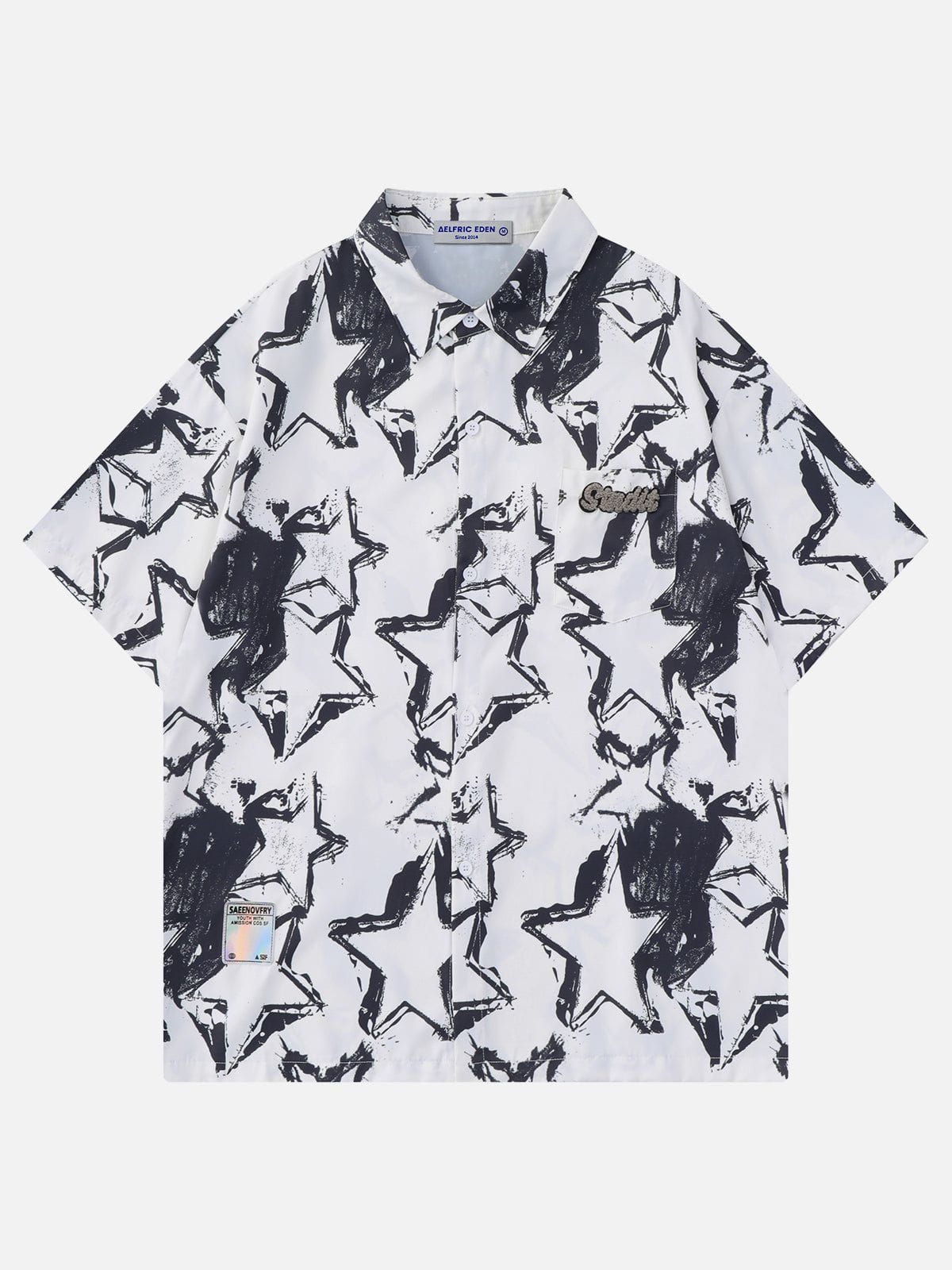 Aelfric Eden Star All-Over Print Short Sleeve Shirts sold by Aelfric Eden product image thumbnail 3