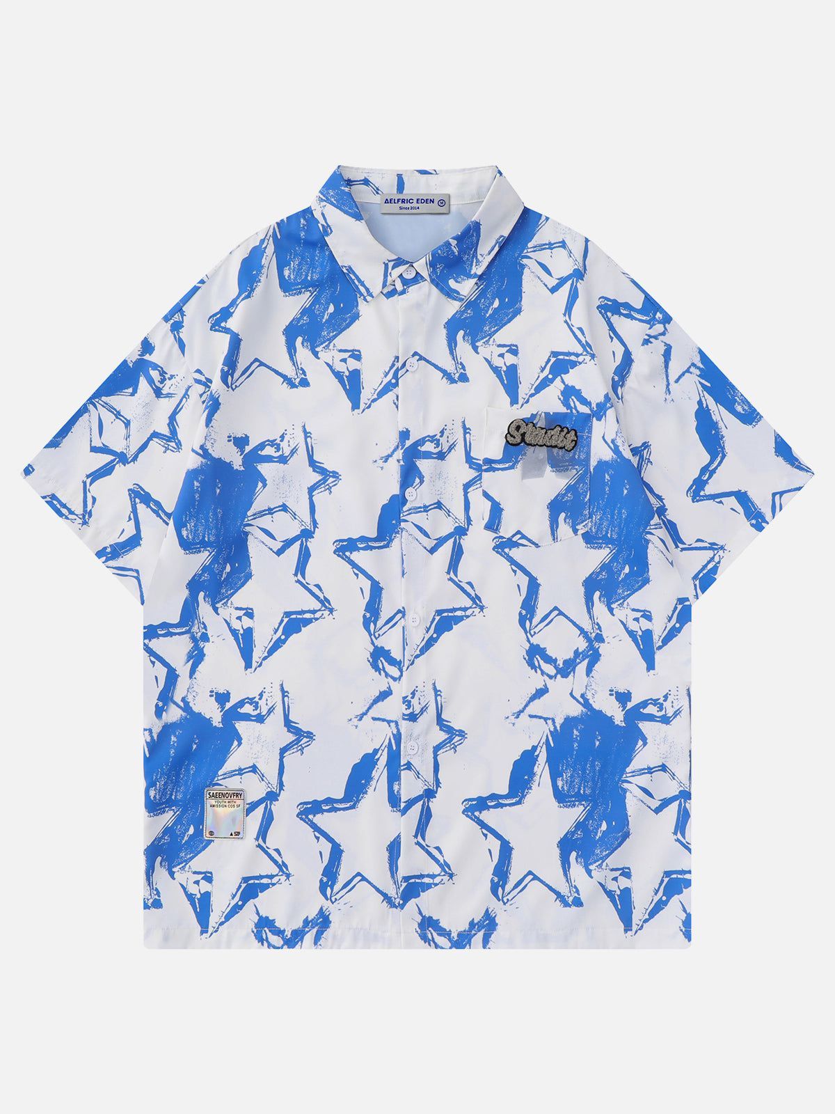 Aelfric Eden Star All-Over Print Short Sleeve Shirts sold by Aelfric Eden product image thumbnail 2