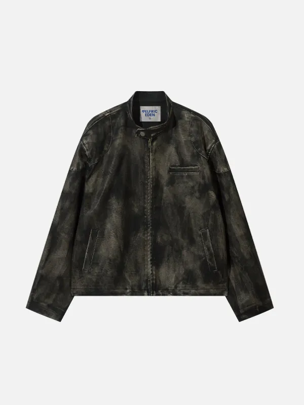 Aelfric Eden Dirt Color Faux Leather Jacket sold by Aelfric Eden