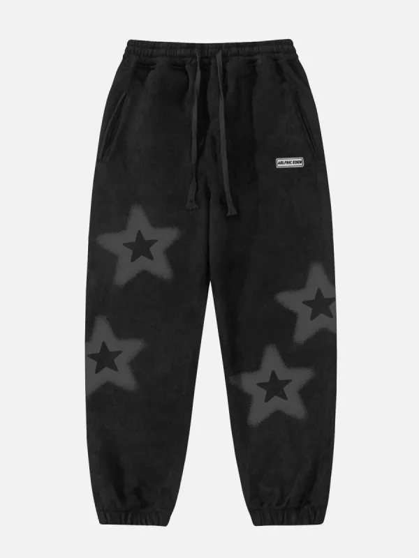 Aelfric Eden Star Print Drawstring Sweatpants sold by Aelfric Eden