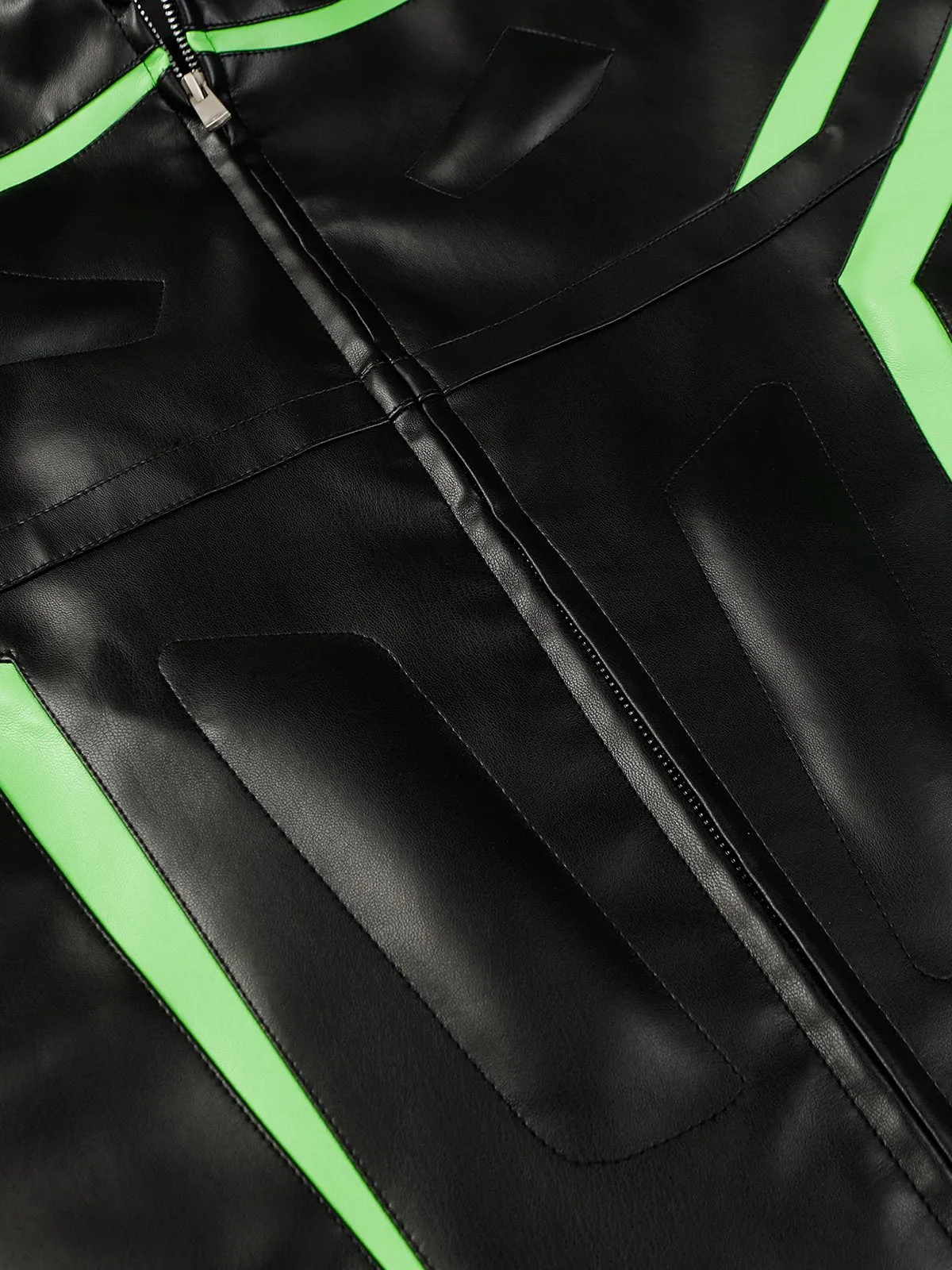 Aelfric Eden Irregular Patchwork Racing Jacket sold by Aelfric Eden product image thumbnail 4