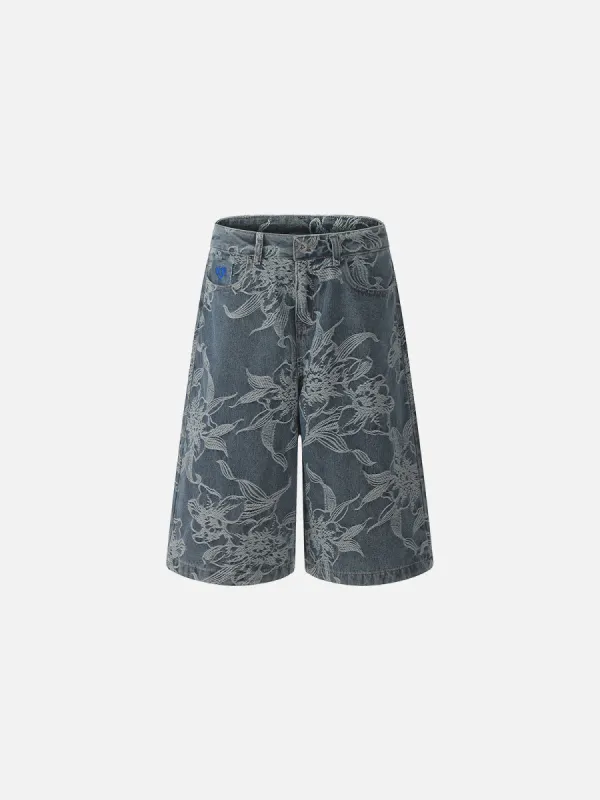 Aelfric Eden Embroidery Floral Longline Jorts sold by Aelfric Eden