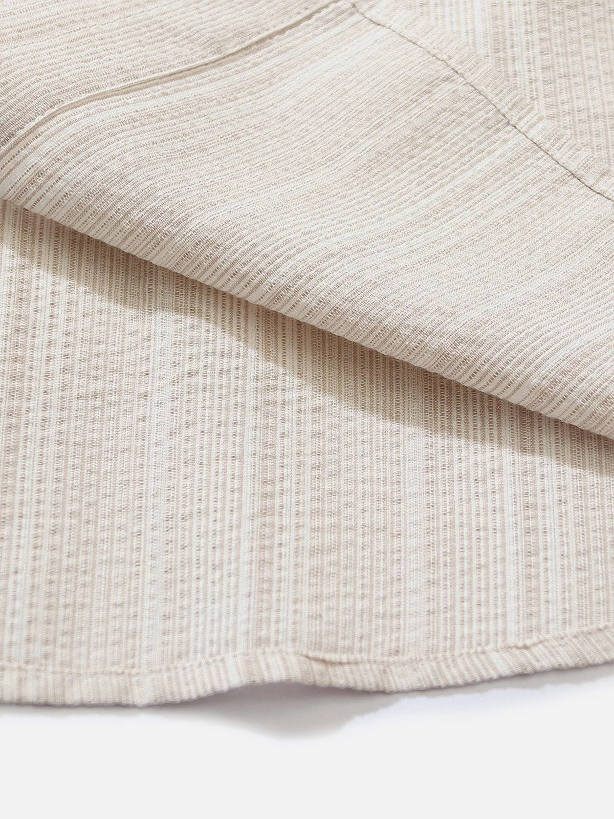 Aelfric Eden Stripe Patchwork Short Sleeve Shirt sold by Aelfric Eden product image thumbnail 5