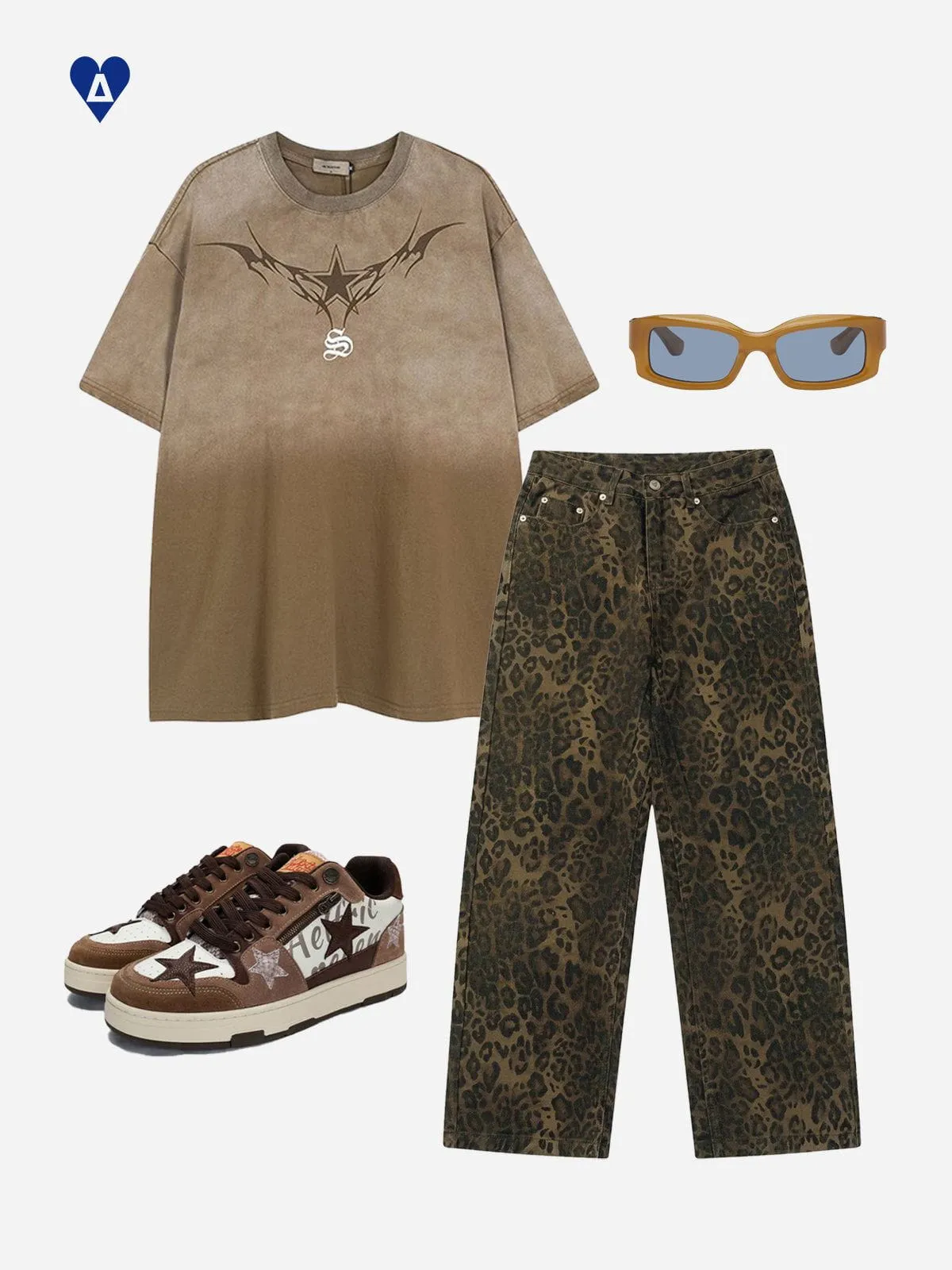 Aelfric Eden Gradient Star Print Tee sold by Aelfric Eden product image thumbnail 3