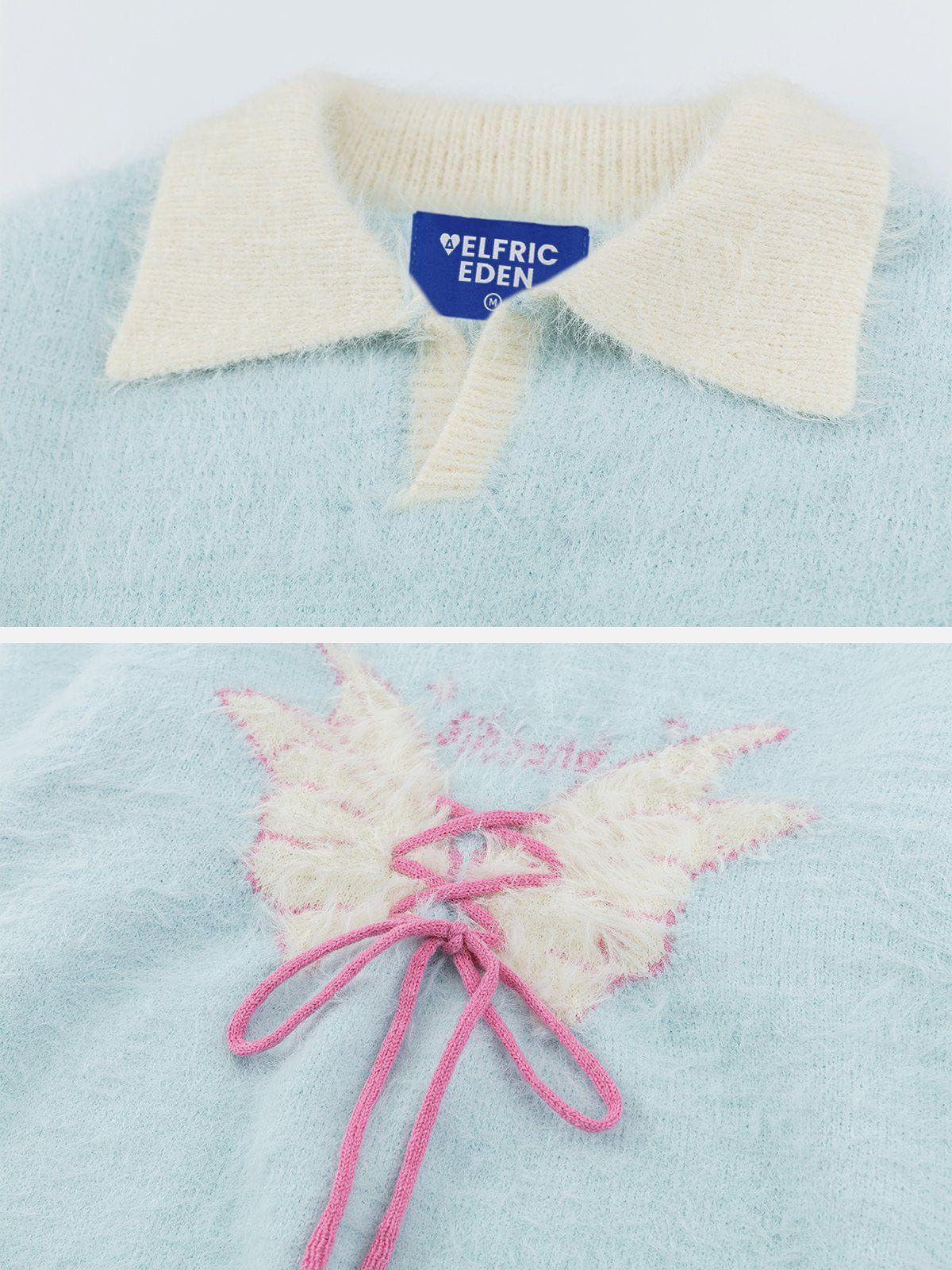 Aelfric Eden Butterfly Pattern Lapel Sweater sold by Aelfric Eden product image thumbnail 4