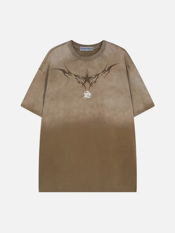 Aelfric Eden Gradient Star Print Tee sold by Aelfric Eden