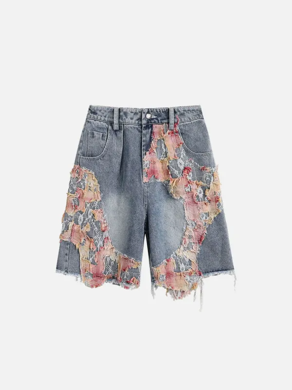 Aelfric Eden Big Pocket Fringe Jorts | Parallel