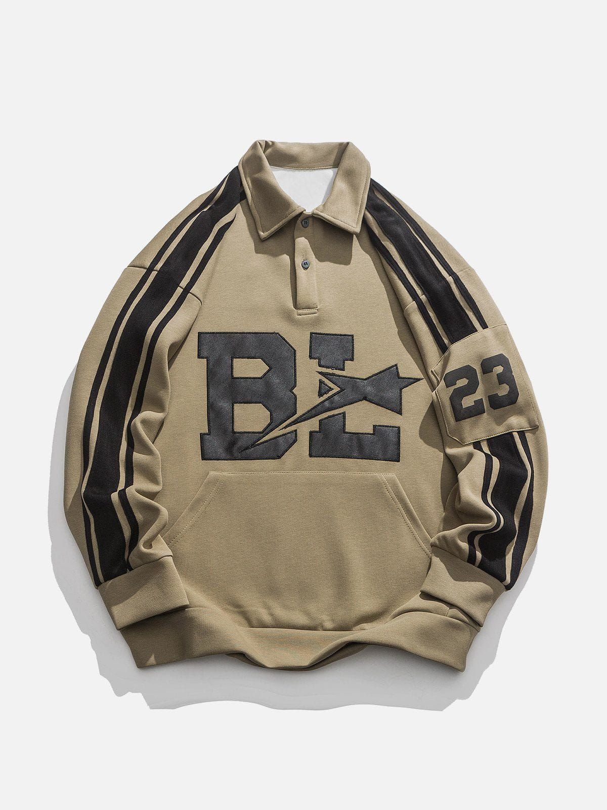 Aelfric Eden Star Letter BL Stripe Sweatshirt sold by Aelfric Eden product image thumbnail 3