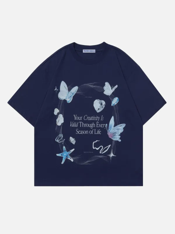 Aelfric Eden Butterfly Starfish Print Tee sold by Aelfric Eden
